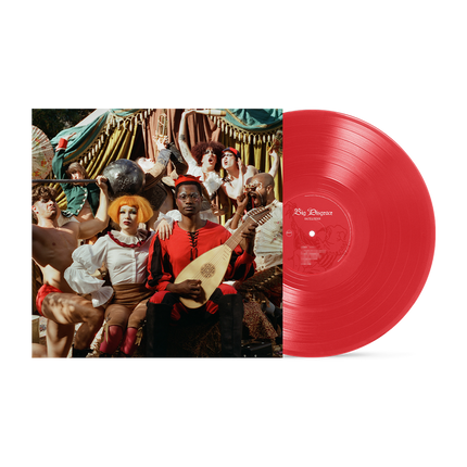 Big Disgrace Neon Coral Vinyl | Haute & Freddy