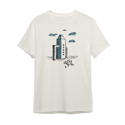 Painting of a Panic Attack Drawing T-Shirt | Frightened Rabbit