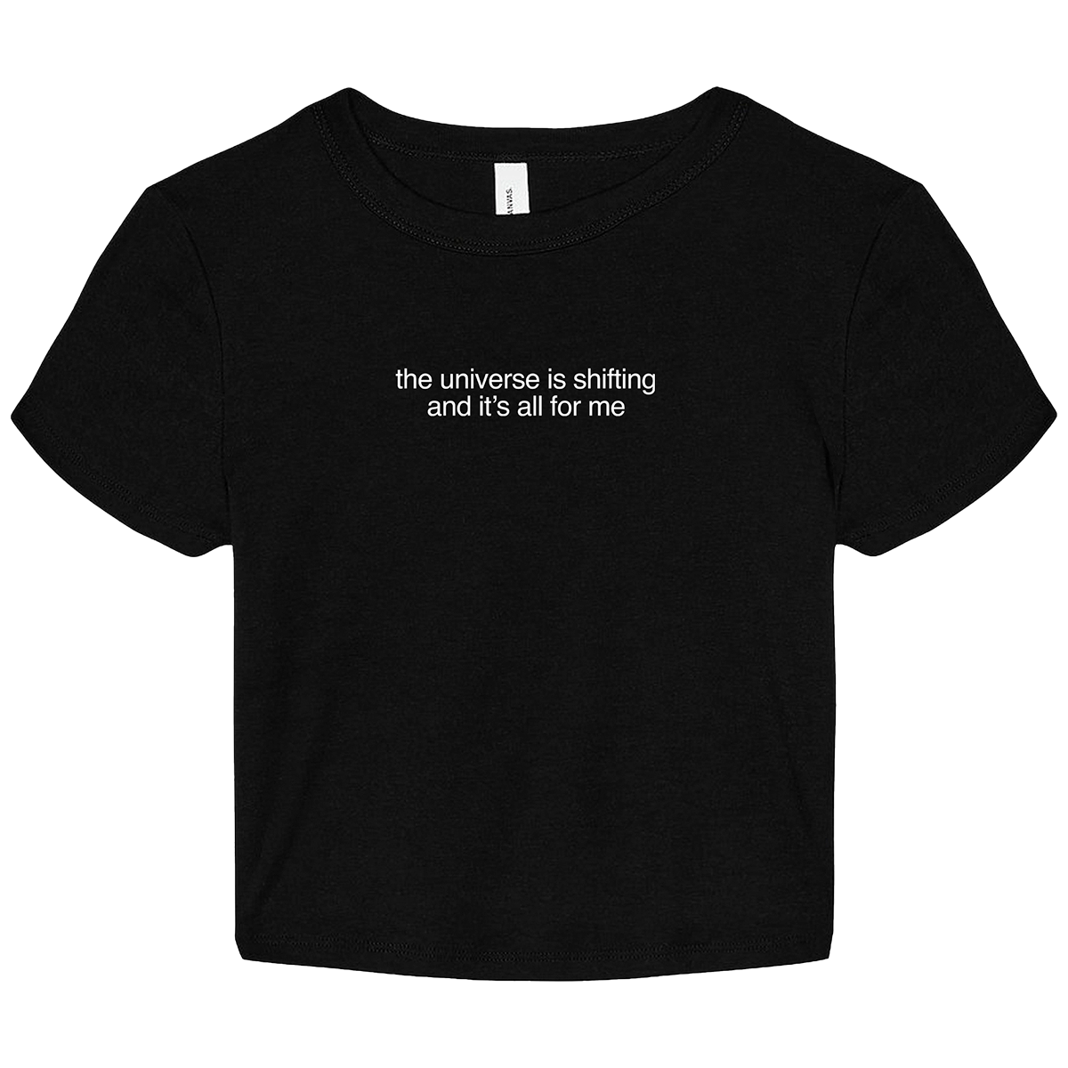 Universe Is Shifting Lyric Baby T shirt Black