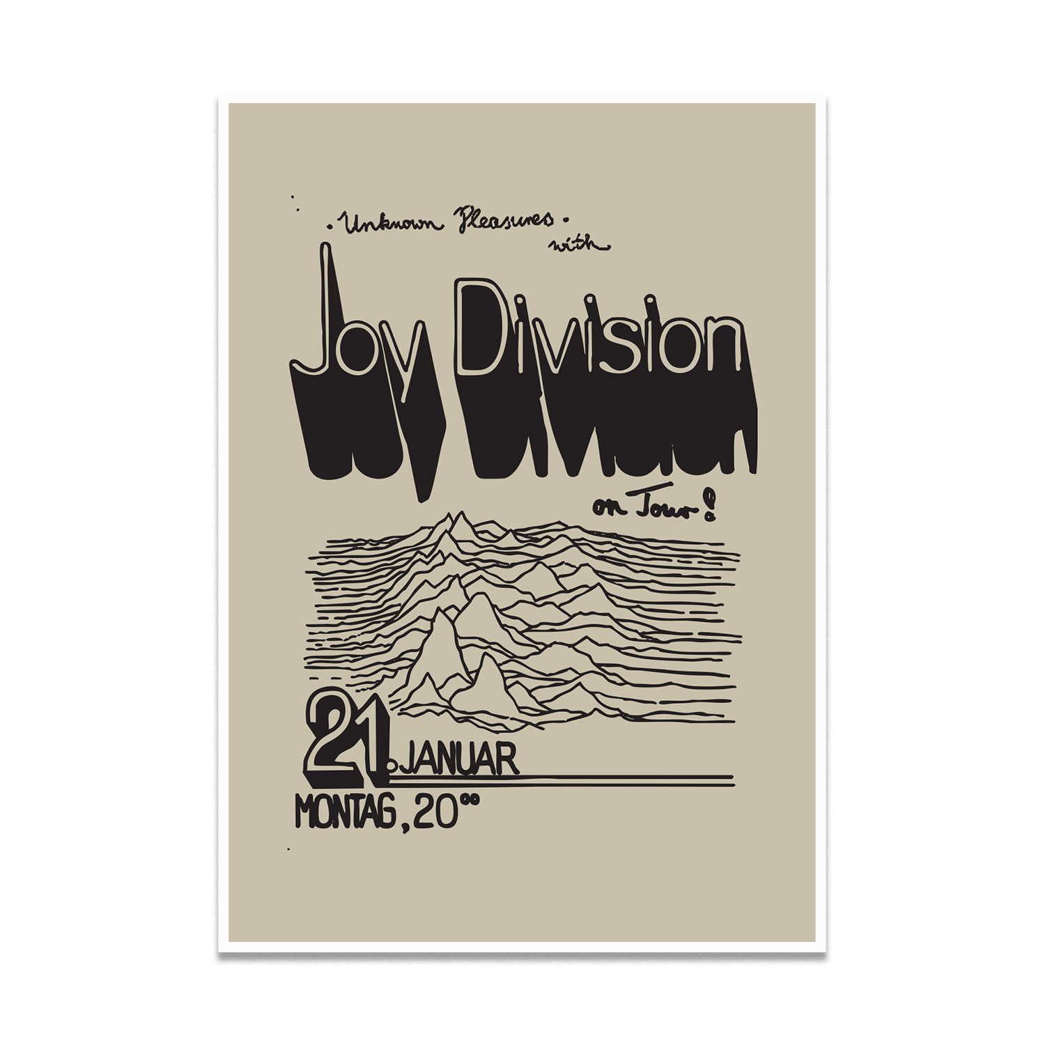 Joy Division On Tour! Print | Joy Division – Warner Music