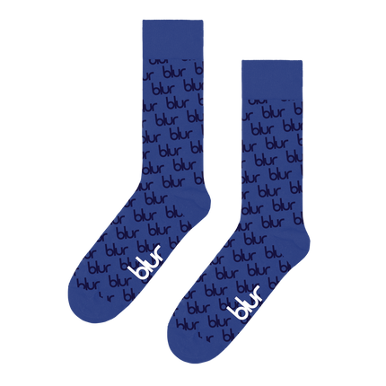 Repeat blur Logo Socks Blue | Blur