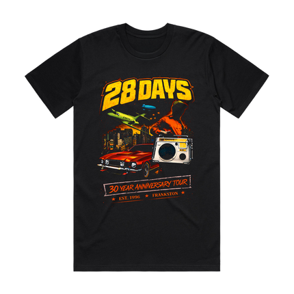 Upstyledown 30th Anniversary Tour T-Shirt | 28 Days