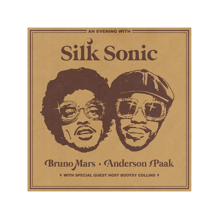 An Evening With Silk Sonic Limited Brown & White LP | Silk Sonic