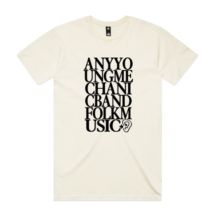 Any Young Mechanic band Folk Music T-Shirt | Any Young Mechanic