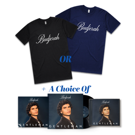 Gentleman T-Shirt Bundle with Signed Card | Budjerah