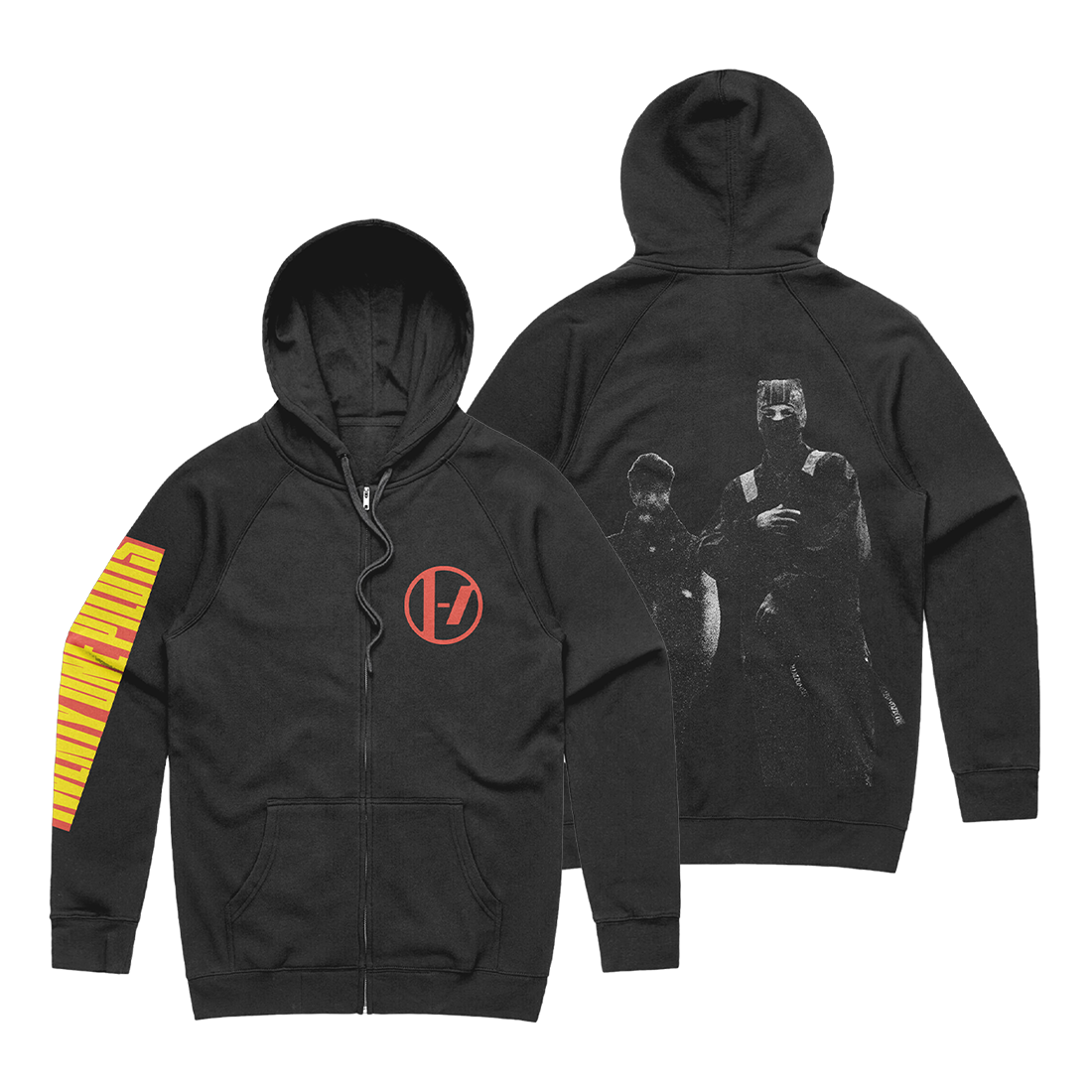 CLANCY BLOCKSLEEVE ZIP UP HOODIE Twenty One Pilots Warner Music Australia Store