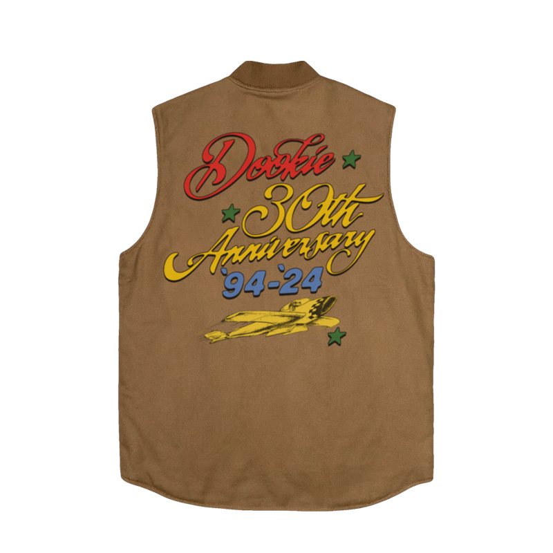 Green Day Dookie 30th Plane Chore Vest