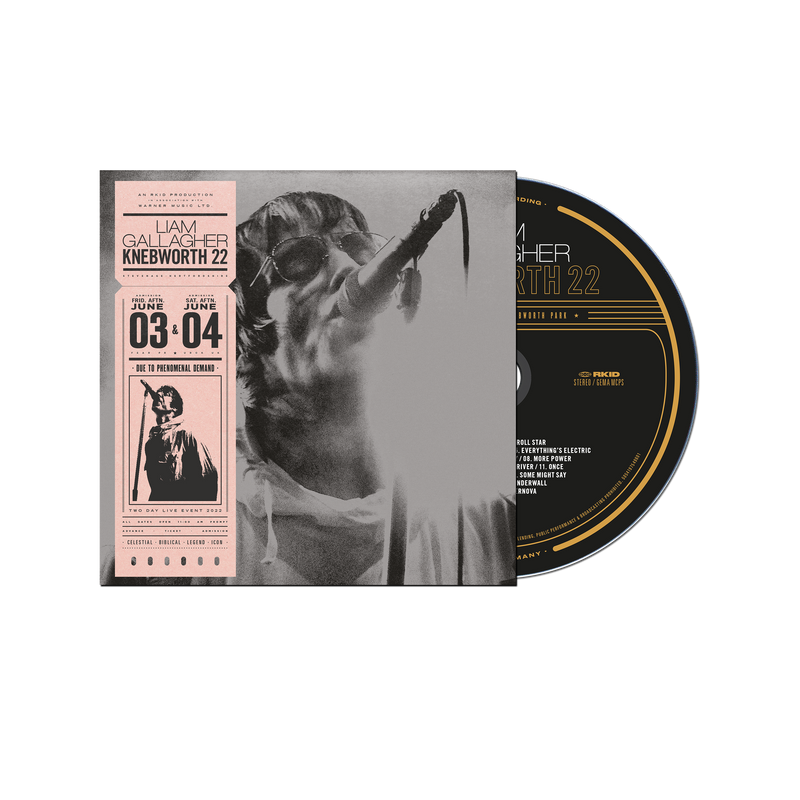 Liam Gallagher Knebworth 22 Standard CD