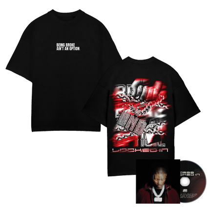 Locked In CD Wallet & Being Broke Ain't An Option Tee | Nemzzz