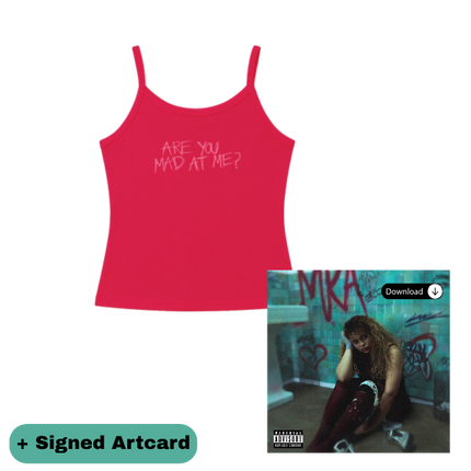 "Are You Mad At Me? - Tank Top" + "My Reckless Abandon" Album Digital Download with Signed Artcard | Bella Kay