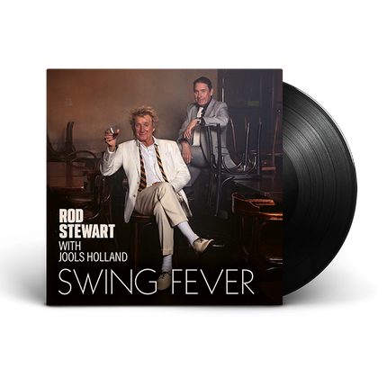 Swing Fever (Black Vinyl) with signed art card | Rod Stewart with Jools Holland