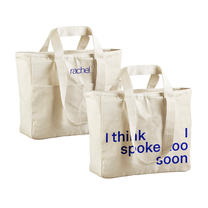 'I think I spoke too soon' Shopper Bag | Rachel Chinouriri
