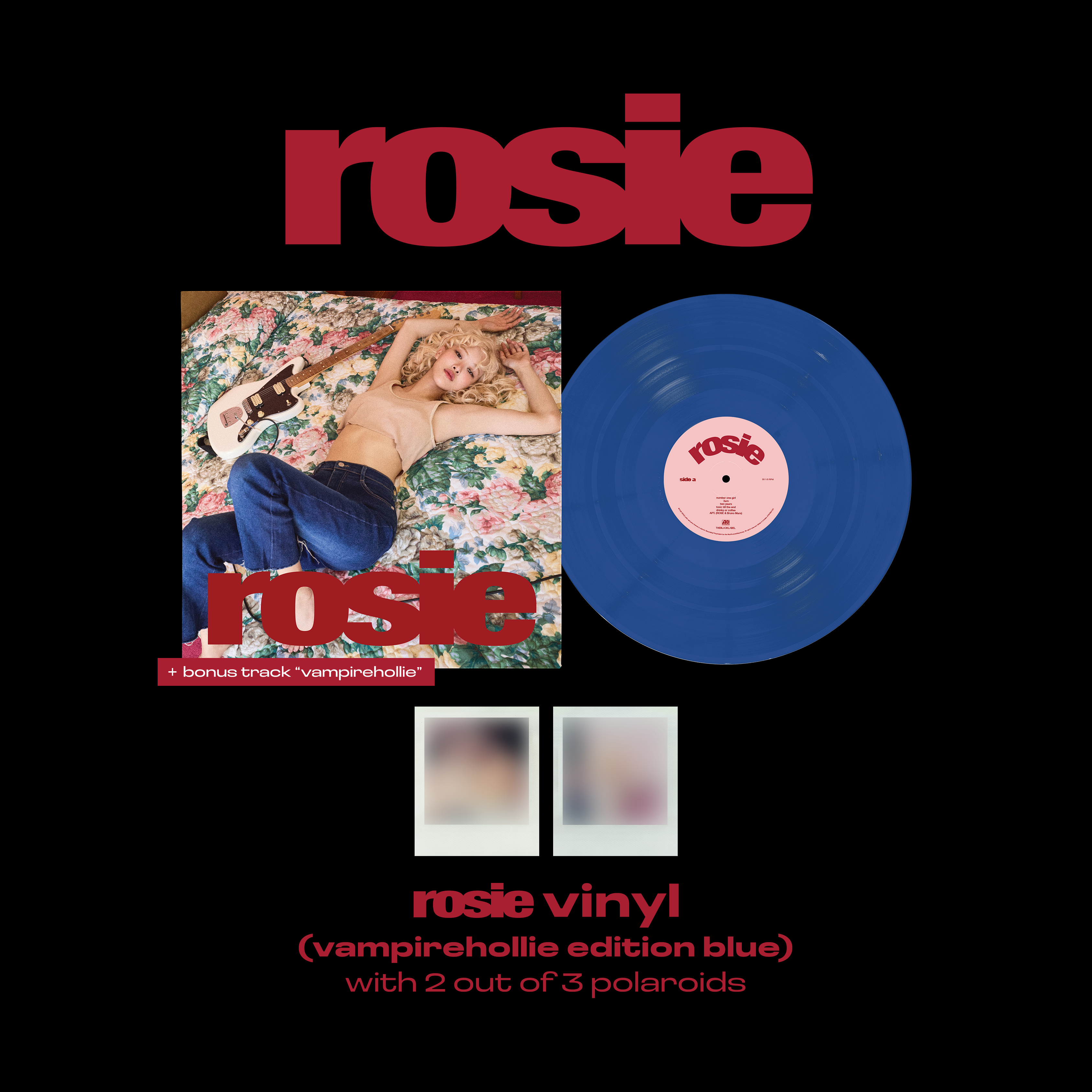 rosie vinyl (vampirehollie edition blue) | ROSÉ – Warner rosie vinyl (vampirehollie edition blue) | ROSÉ – Warner