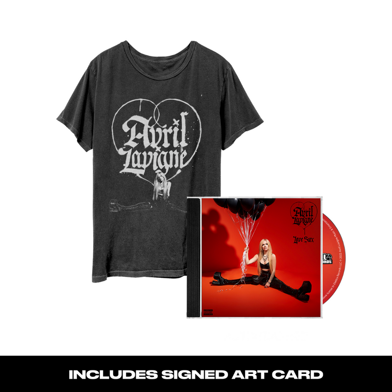 Love Sux T-Shirt + CD with Signed Artcard