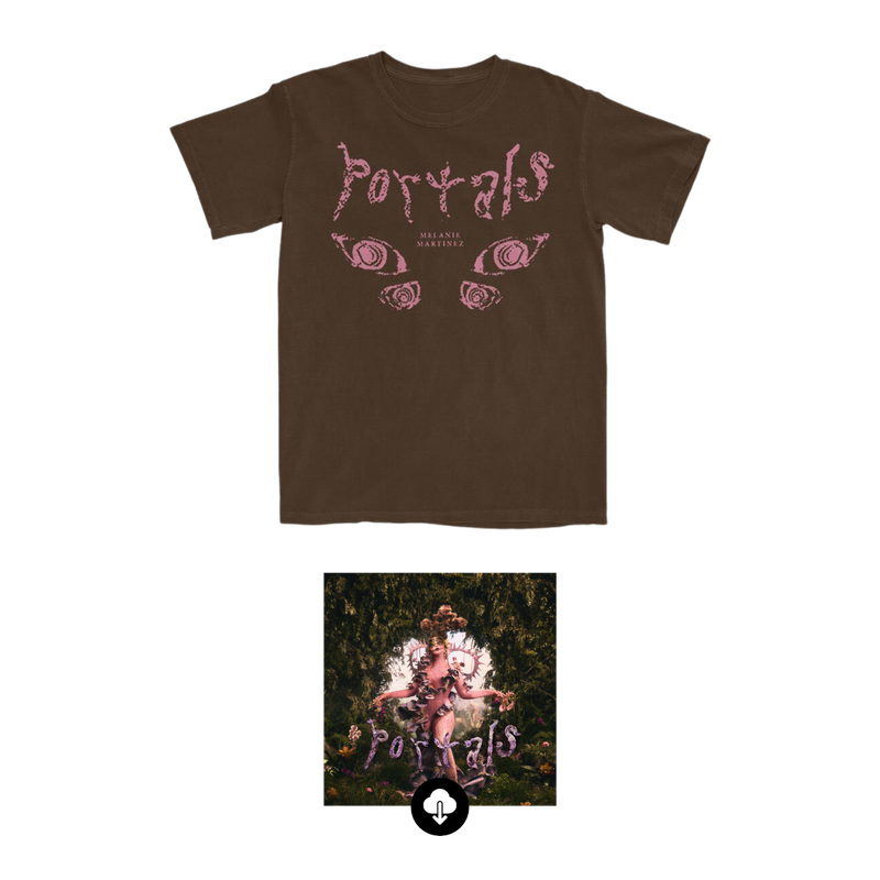 Portals Moth T-Shirt + Portals Digital Deluxe Album