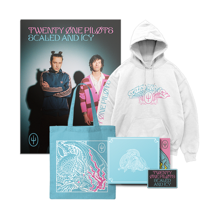 Scaled And Icy (Blue Slipcase) + Spectrum Hoodie + Tote + Poster