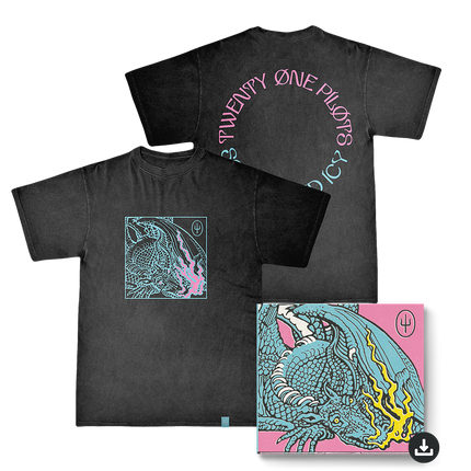 twenty one pilots scaled and icy digital t-shirt
