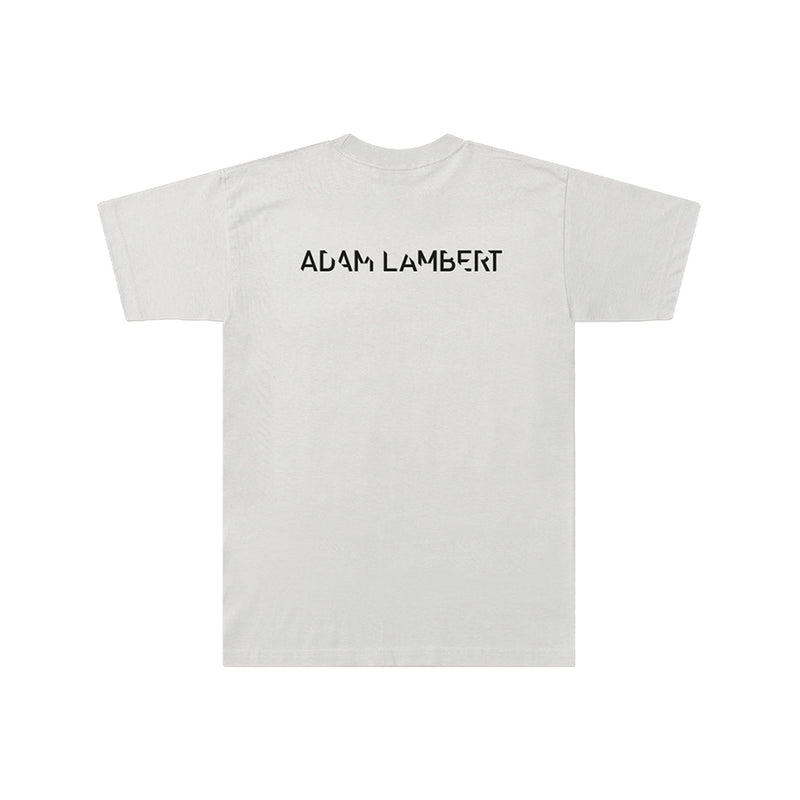 Adam Lambert High Drama Photo T-Shirt White