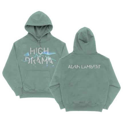 Adam Lambert High Drama Text Hoodie Green