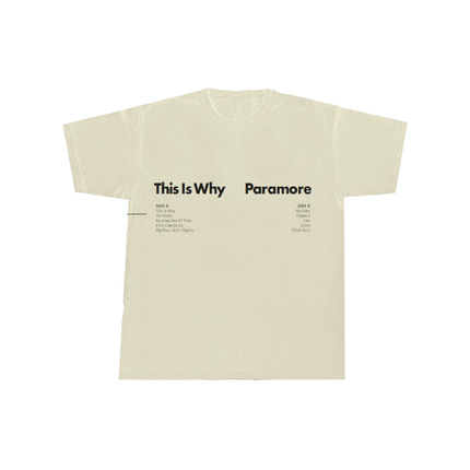 This Is Why Tracklist Natural T-Shirt