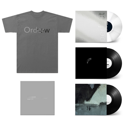 New Order Low-Life Definitive Edition + Singles + Grey T-Shirt