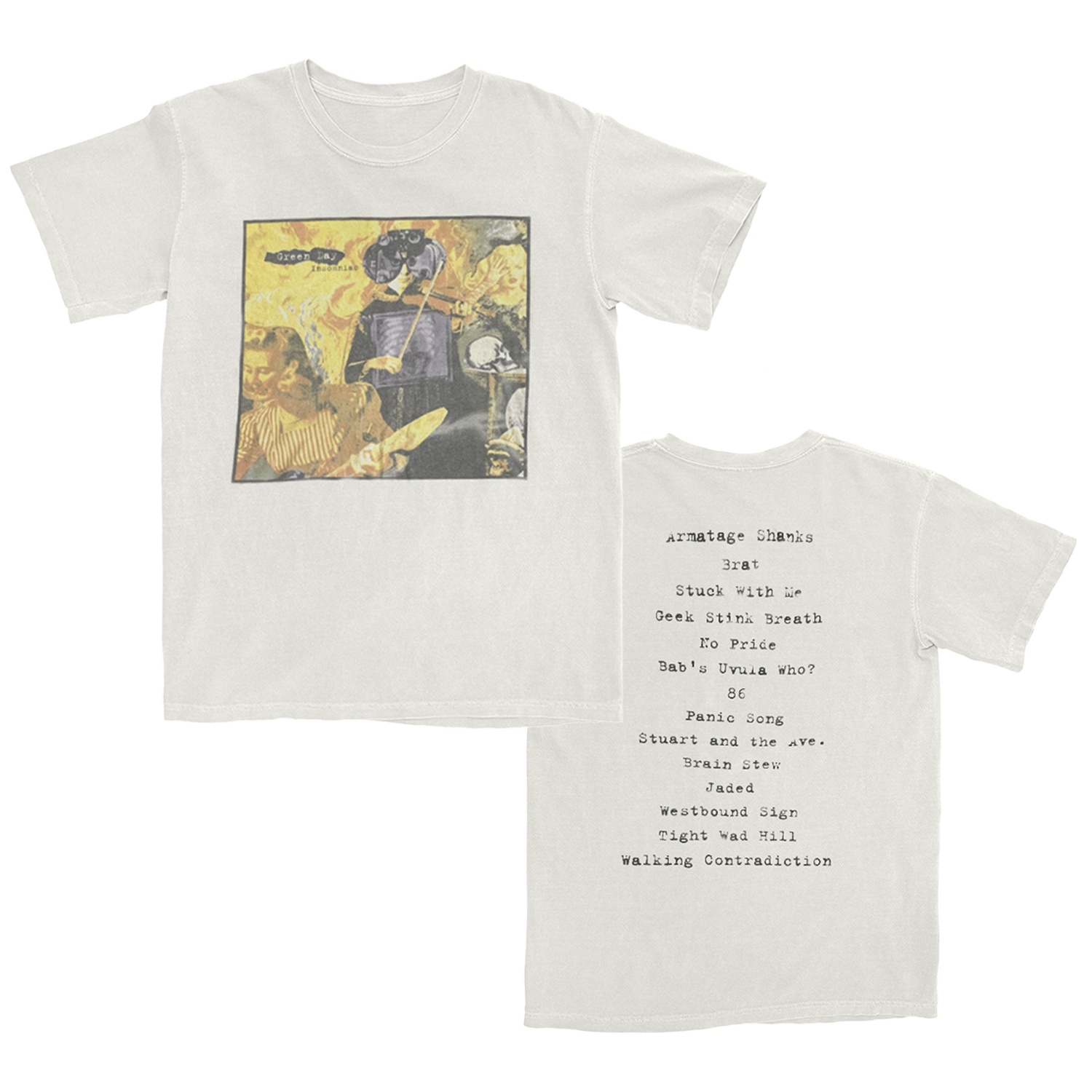 Vintage Insomniac Photo T-Shirt Green Day – Warner Music