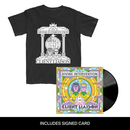 Divine Intervention Vinyl + T-Shirt Bundle (Includes Signed Card)
