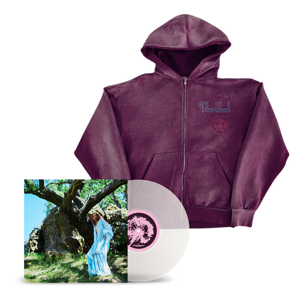 Fan Pack - Blue Island - Translucent Milky Clear Vinyl & Ravyn Lenae Zip Hoodie | Rayvn Lenae