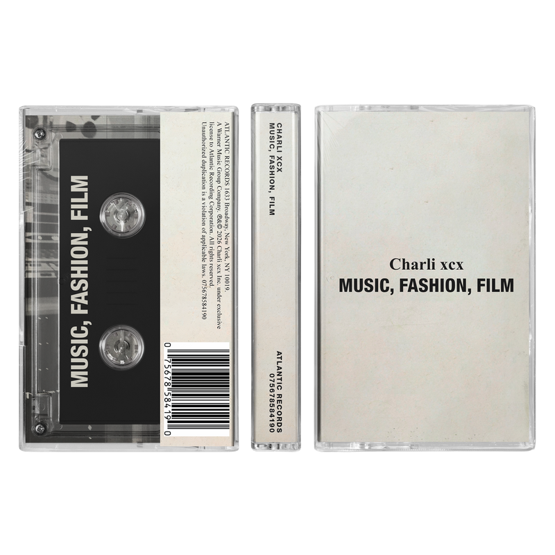 Charli xcx Music, Fashion, Film Cassette