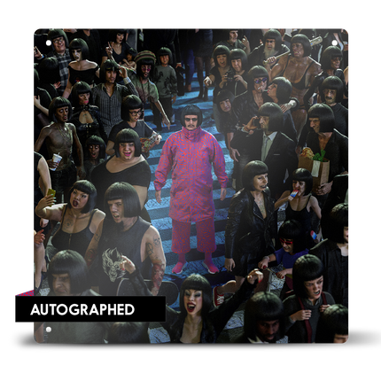 Oliver Tree Alone In A Crowd Autographed Metal Sign