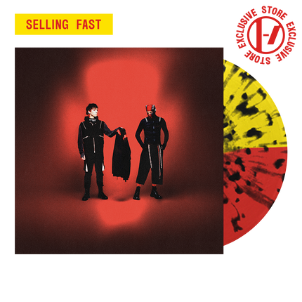 BREACH LIMITED EDITION RED, YELLOW AND BLACK HAZARD SPLATTER VINYL