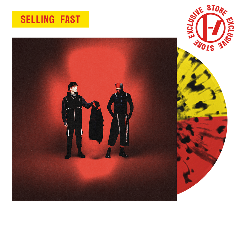 BREACH LIMITED EDITION RED, YELLOW AND BLACK HAZARD SPLATTER VINYL