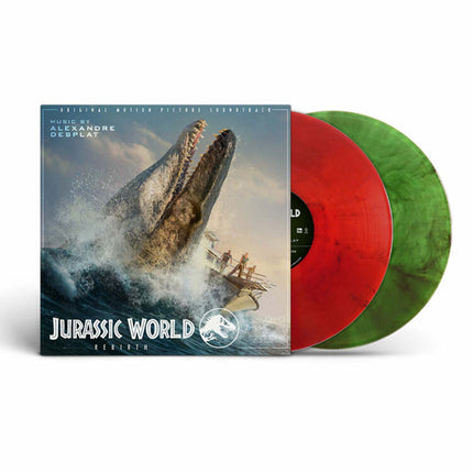 Jurassic World Rebirth - Original Motion Picture Soundtrack (Red & Green Smoke Vinyl) | Alexandre Desplat