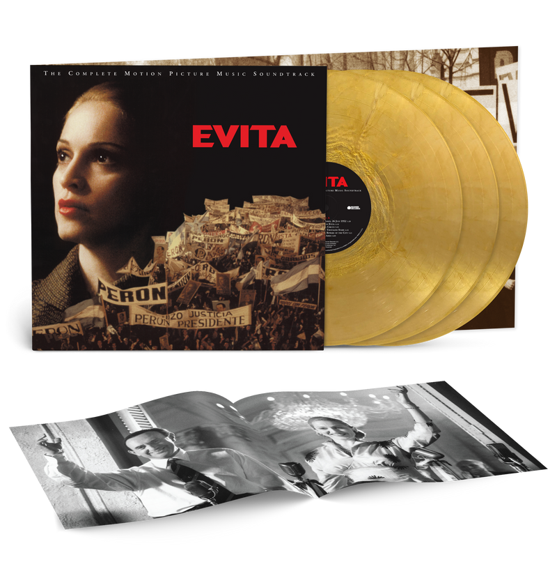 Evita: The Complete Motion Picture Soundtrack (3LP Exclusive Gold Vinyl) | Madonna