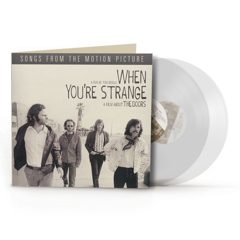 When You're Strange (Songs From The Motion Picture) Crystal Clear 2LP | The Doors