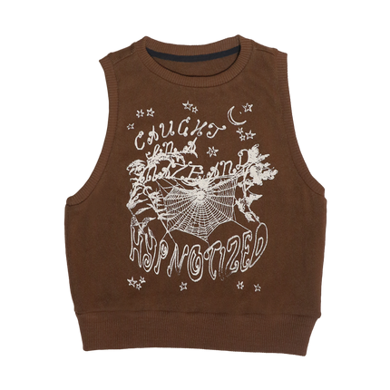 Brown Hypnotized Knit Sweater Vest | Melanie Martinez