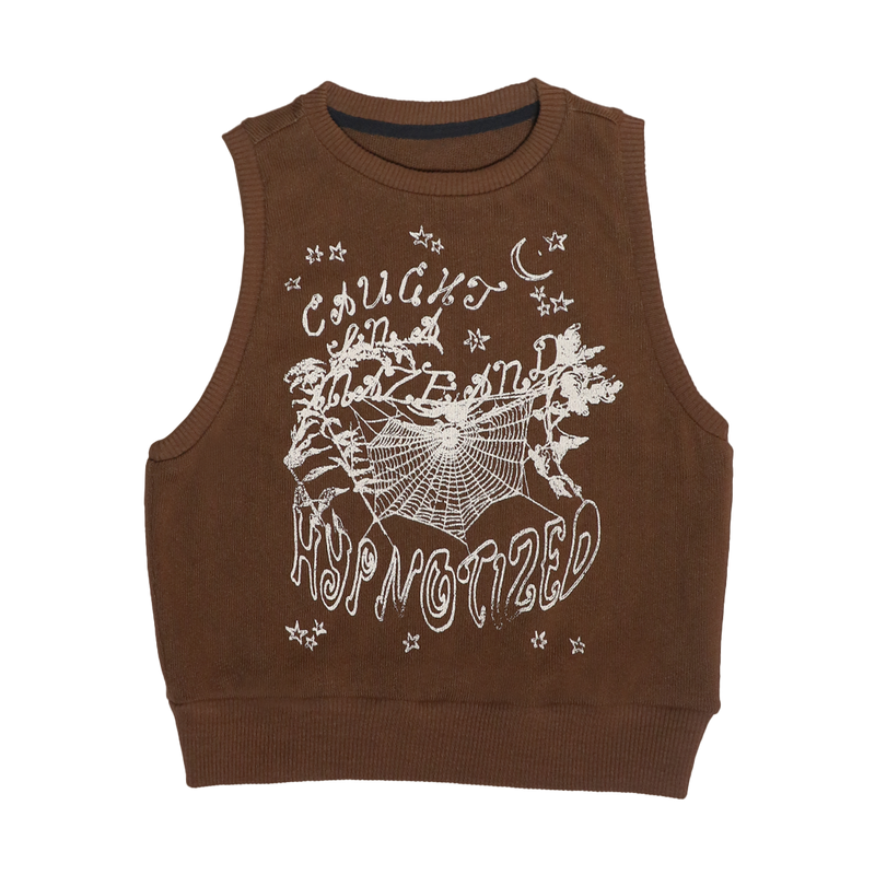 Brown Hypnotized Knit Sweater Vest | Melanie Martinez