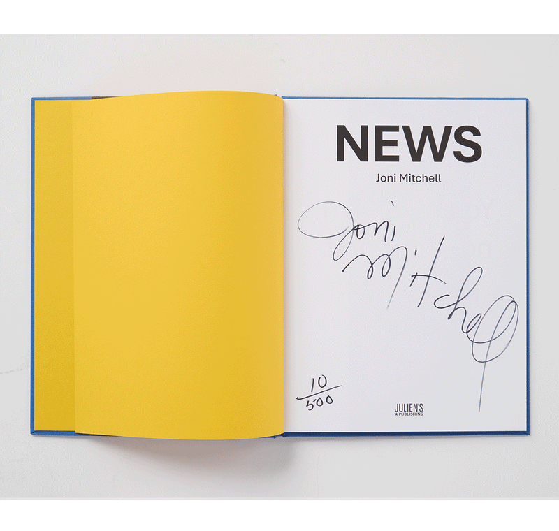 NEWS by Joni Mitchell (signed & numbered)
