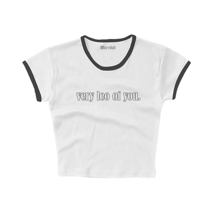 Very Leo Of You Baby Tee | Hilary Duff