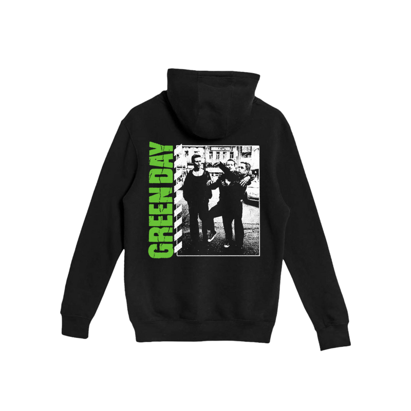 Warning Photo Zip Hoodie | Green Day
