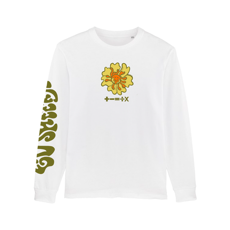 Flower Head Longsleeve T-Shirt | Ed Sheeran 