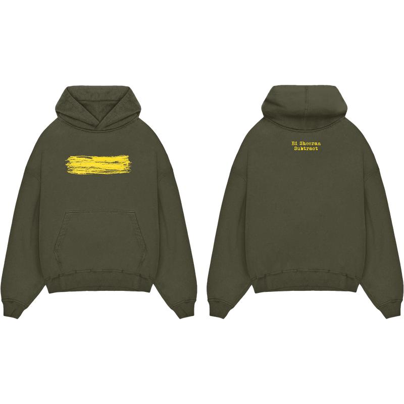 Subtract Logo Hoodie Green | Ed Sheeran