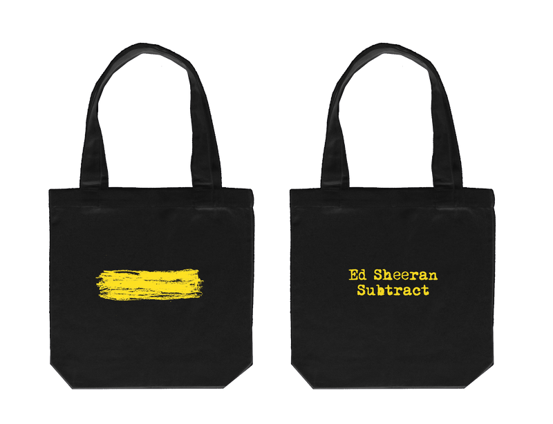 Subtract Black Tote Bag