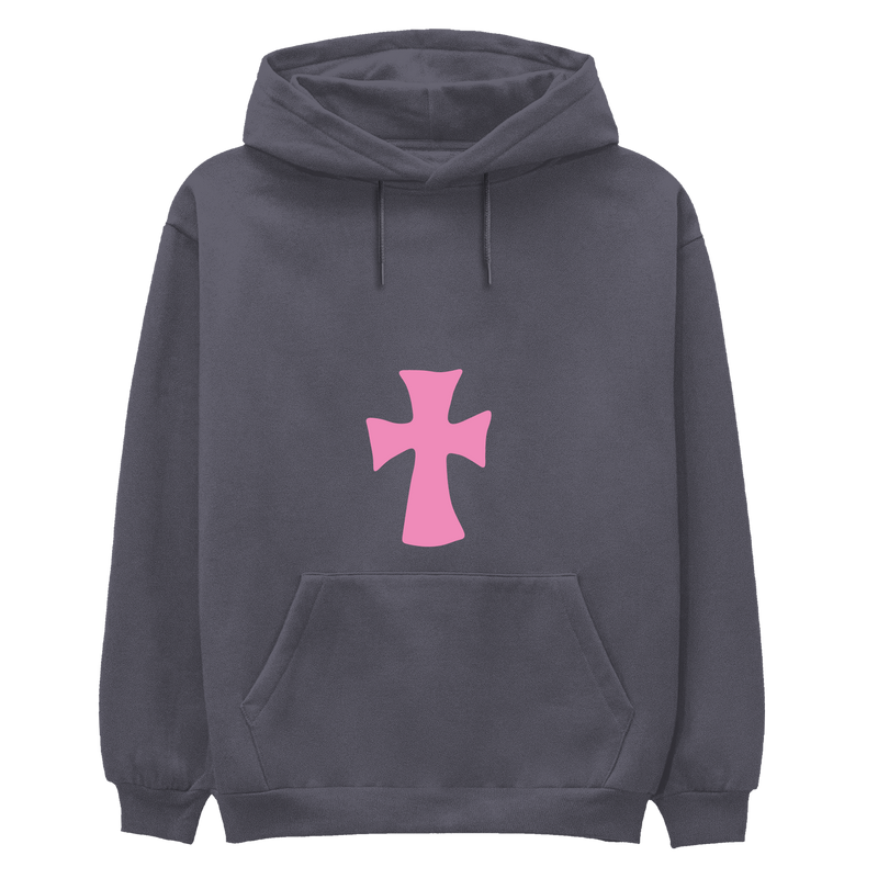 LIl Uzi Vert Pink Cross Hoodie
