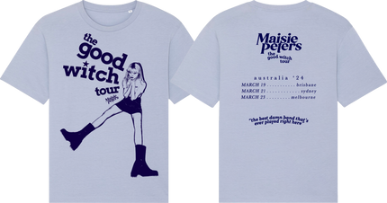 The Good Witch Aus Tour T-shirt Blue | Maisie Peters
