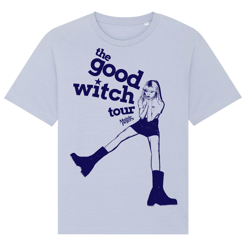 The Good Witch Aus Tour T-shirt Blue | Maisie Peters Front