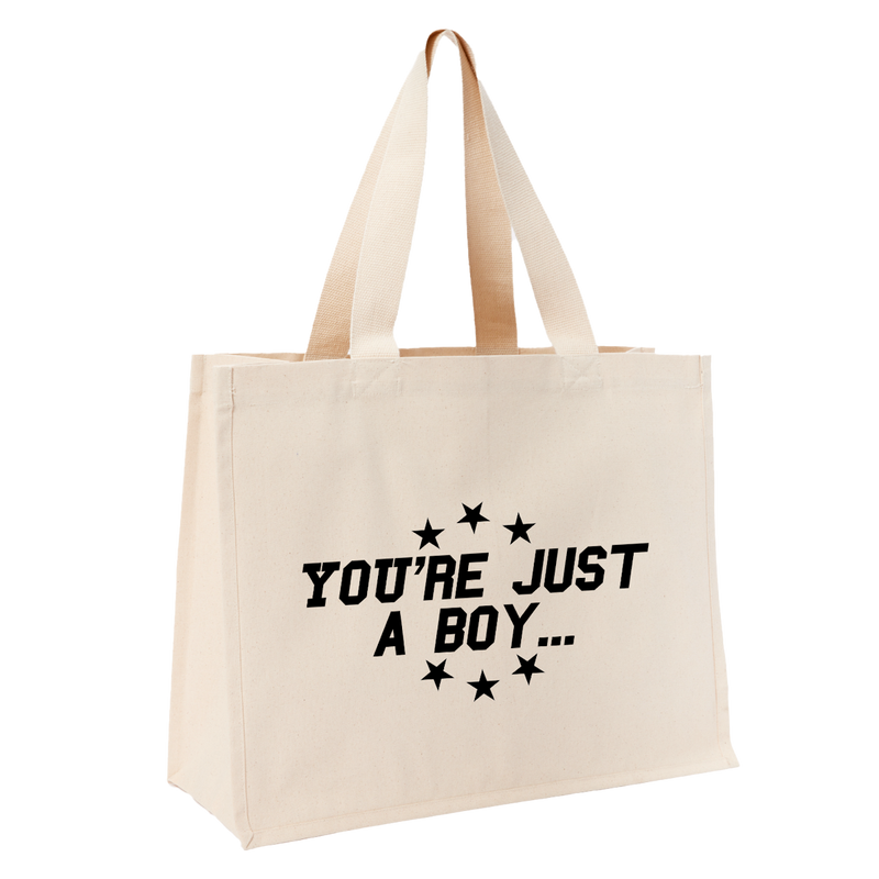 The Man Tote Bag Natural | Maisie Peters