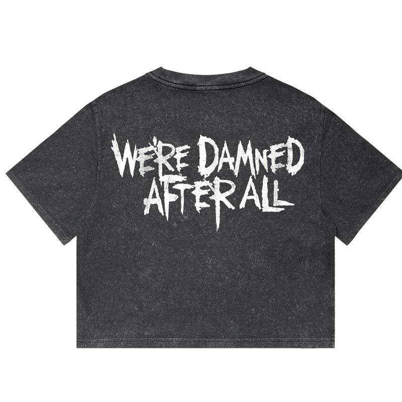 Mother War Washed Crop T-Shirt | My Chemical Romance