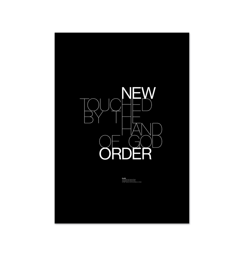 Hand of God Limited Numbered Print | New Order