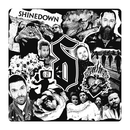 Collage Metal Sign | Shinedown
